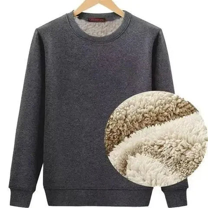 Men’s Thick Fleece Winter Sweatshirt