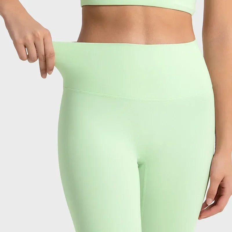 High-Rise Thermal Flared Leggings